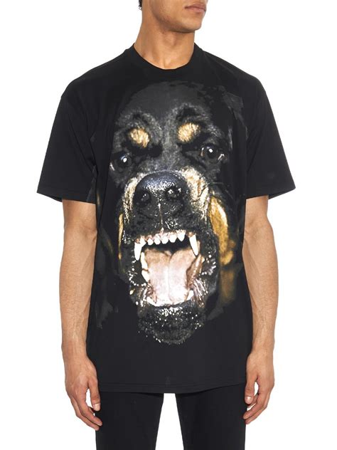 givenchy men's rottweiler t shirt|rottweiler printed t shirt.